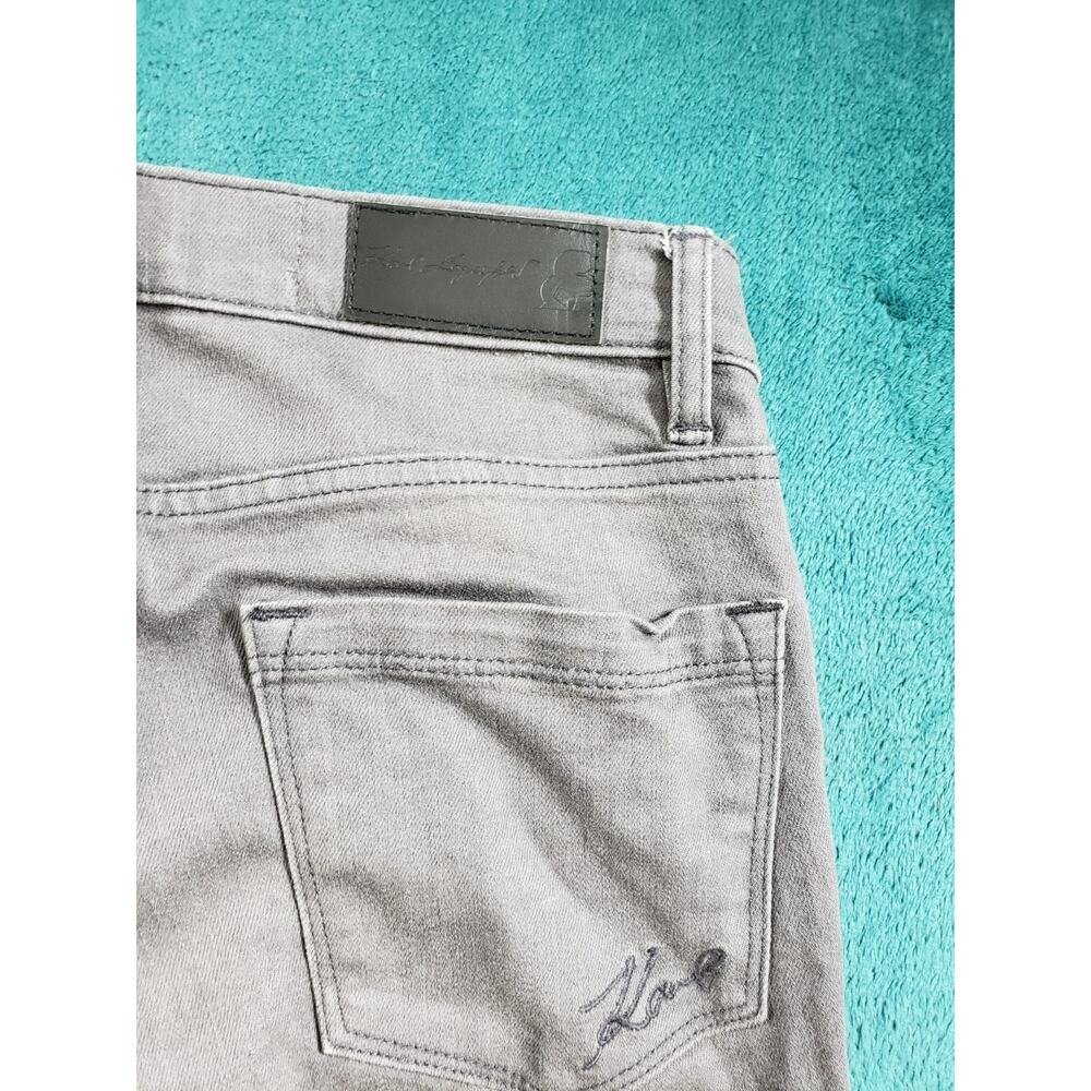 Karl Lagerfeld Women’s Skinny Jeans in Gray - Picture 12 of 13